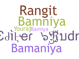 Biệt danh - Bamniya