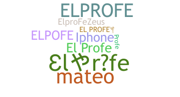 Biệt danh - ElProfe