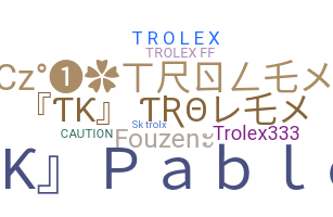 Biệt danh - Trolex