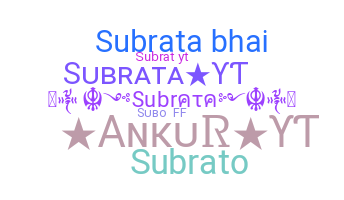 Biệt danh - Subrata