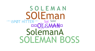 Biệt danh - Soleman