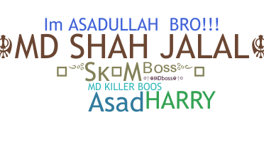 Biệt danh - Asadullah
