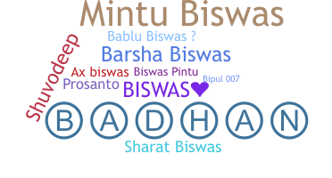 Biệt danh - Biswas
