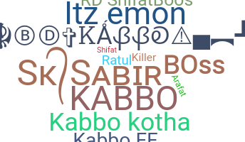 Biệt danh - Kabbo