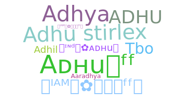 Biệt danh - Adhu