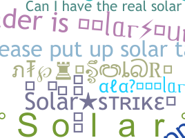 Biệt danh - Solar
