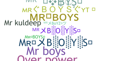 Biệt danh - Mrboys