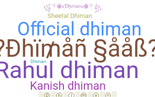 Biệt danh - Dhiman