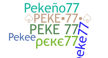 Biệt danh - Peke77