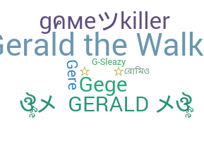 Biệt danh - Gerald