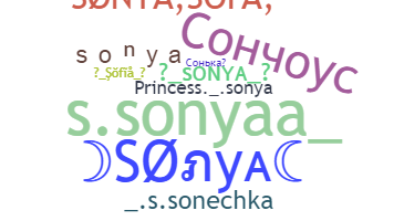 Biệt danh - Sonya