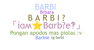 Biệt danh - Barbi