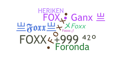 Biệt danh - Foxx