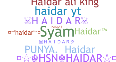 Biệt danh - Haidar