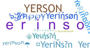 Biệt danh - Yerinson