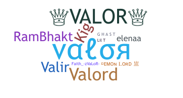 Biệt danh - Valor