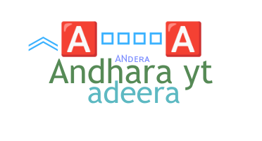 Biệt danh - Andera