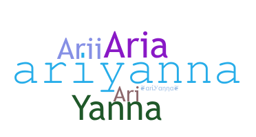 Biệt danh - Ariyanna