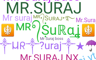 Biệt danh - MrSuraj