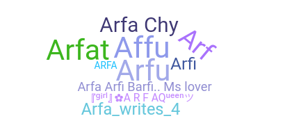 Biệt danh - Arfa
