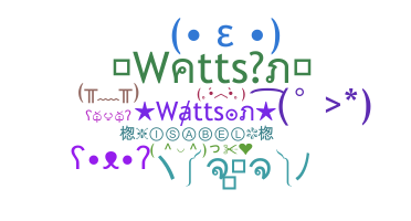 Biệt danh - Wattson