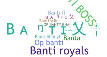 Biệt danh - Banti