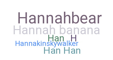 Biệt danh - Hannah