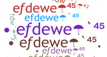 Biệt danh - Efdewe