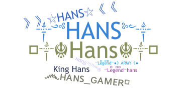 Biệt danh - Hans