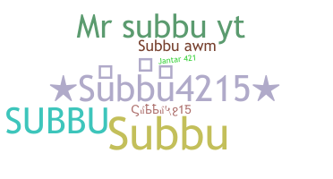 Biệt danh - Subbu4215