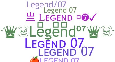 Biệt danh - Legend07