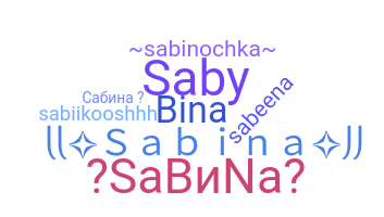Biệt danh - Sabina