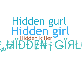 Biệt danh - hiddengirl