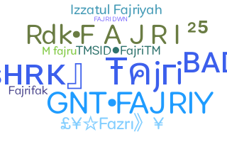 Biệt danh - Fajri