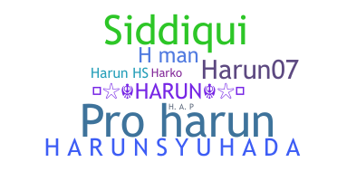 Biệt danh - Harun