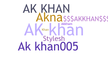 Biệt danh - Akkhan