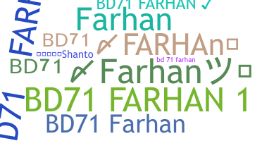 Biệt danh - BD71Farhan