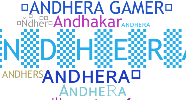 Biệt danh - Andhera