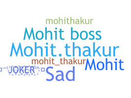 Biệt danh - Mohitthakur
