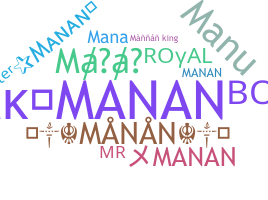 Biệt danh - Manan