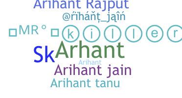 Biệt danh - Arihanth