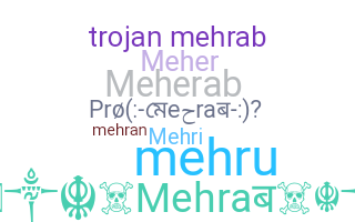 Biệt danh - Mehrab