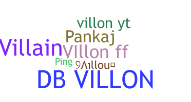 Biệt danh - Villon