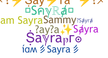 Biệt danh - Sayra