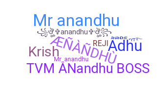 Biệt danh - Anandhu