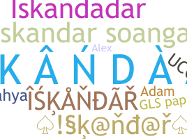Biệt danh - Iskandar