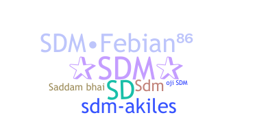 Biệt danh - SDM