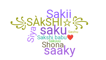 Biệt danh - Sakshi