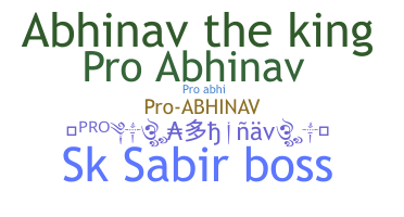 Biệt danh - ProAbhinav