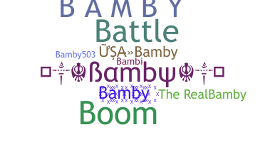 Biệt danh - Bamby